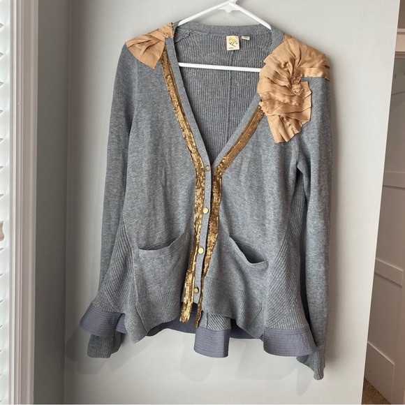 Anthropologie Sweaters - ANTHROPOLOGIE Vermeil Streams Cardigan by Yellow Bird